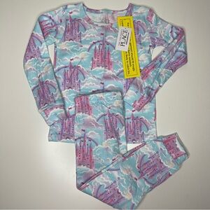 NEW The Children's Place "Castle Print" 2-Piece Pajamas / Sleepwear 18-24 Months